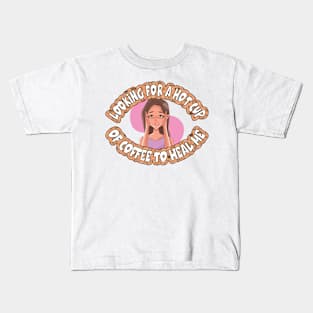 Hot Cup Of Coffee Kids T-Shirt